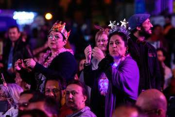 El diseñador teldense Nauzet Afonso vuela con éxito en el Carnaval capitalino (Foto TA)